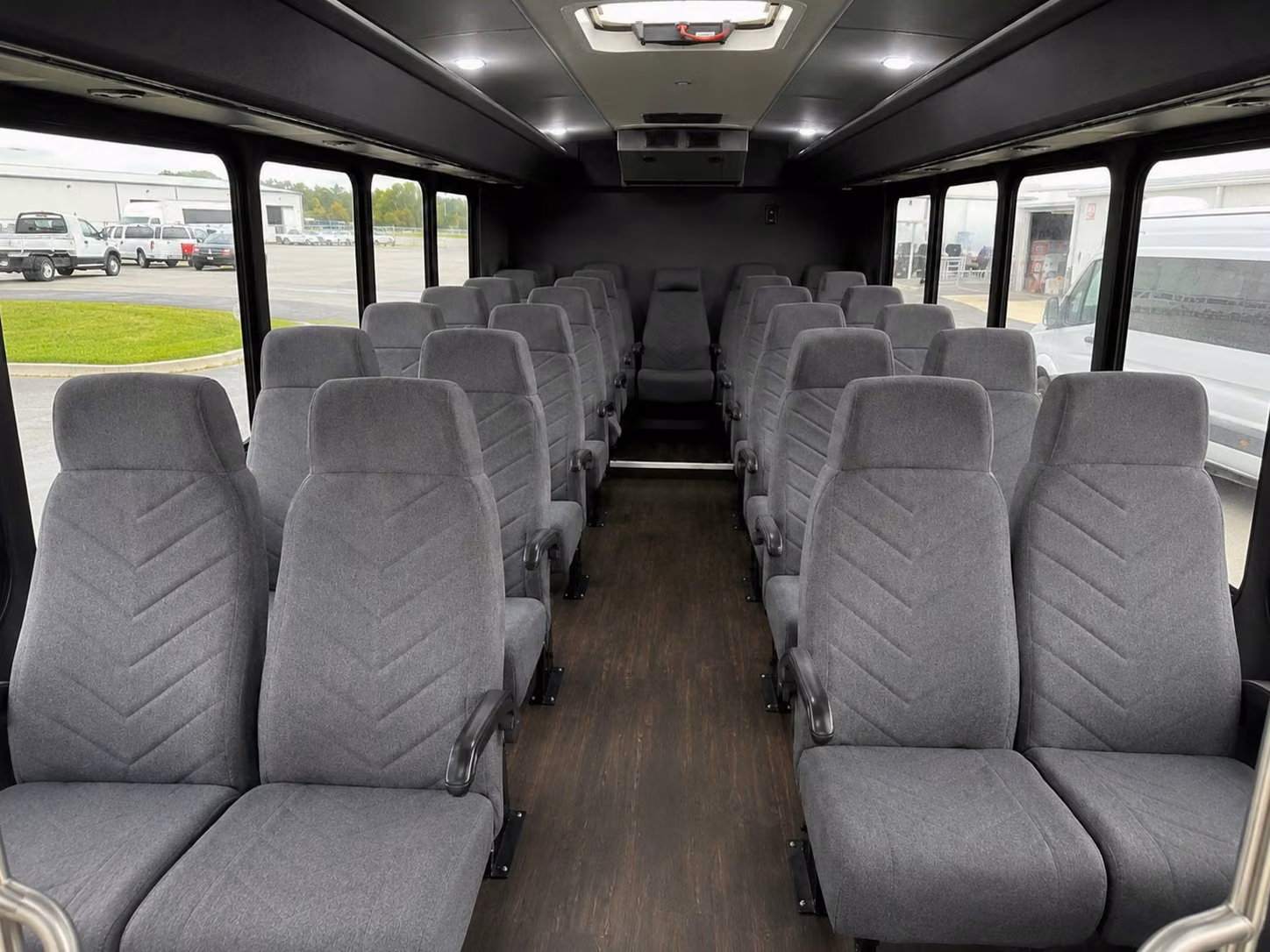20 passenger minibus inside