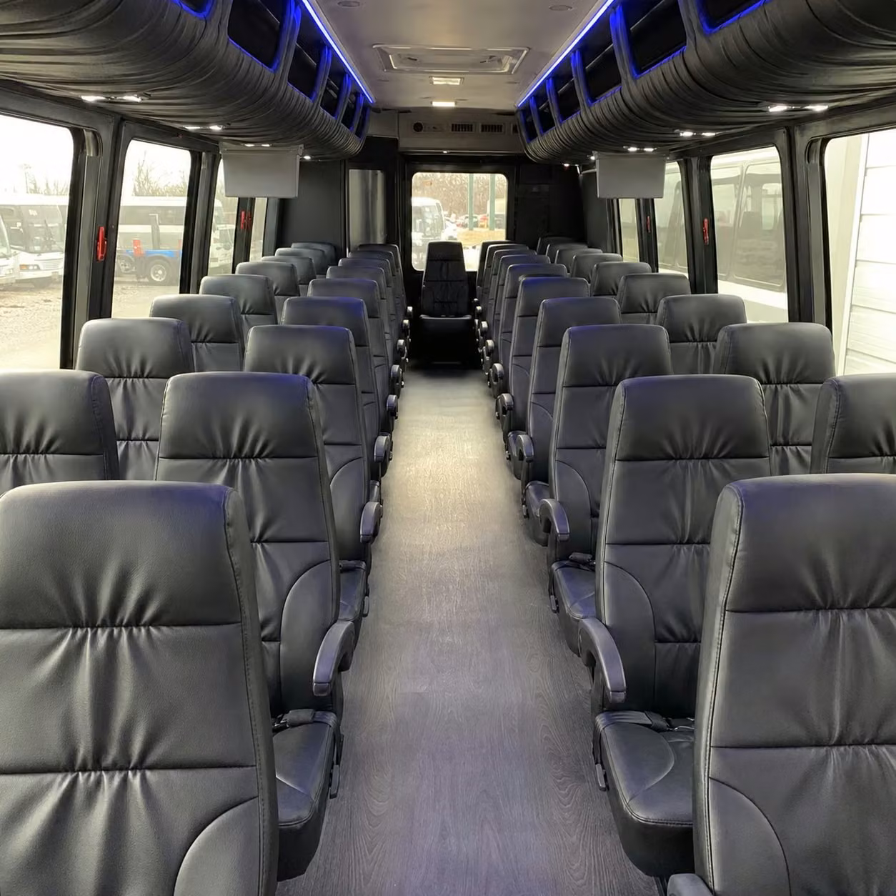 30 passenger minibus inside
