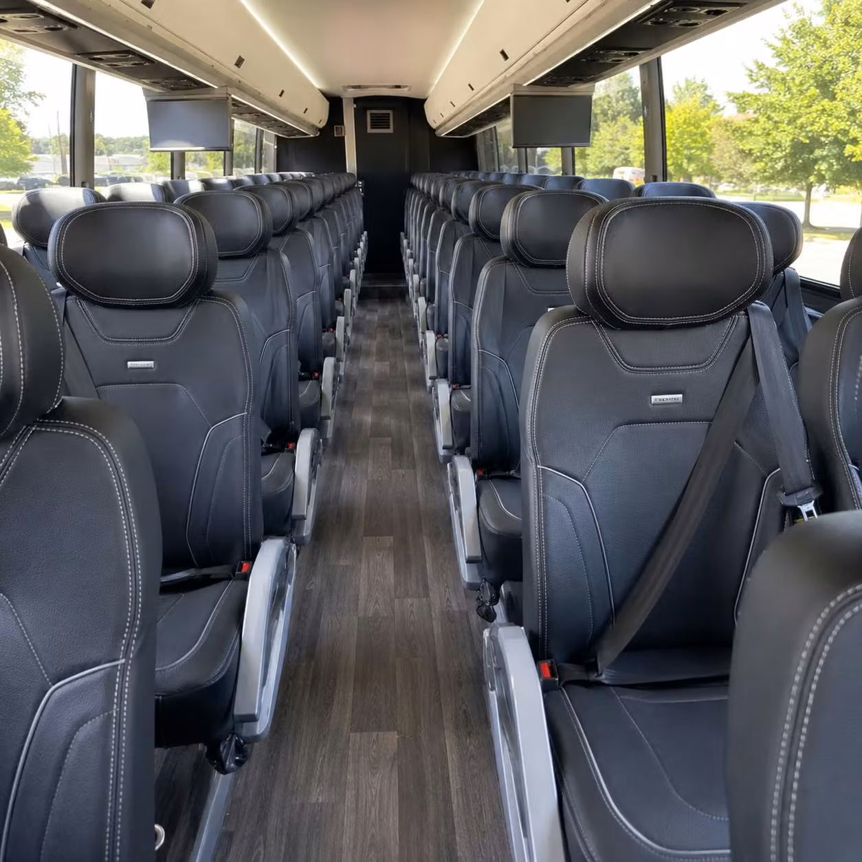 salem charter bus interior