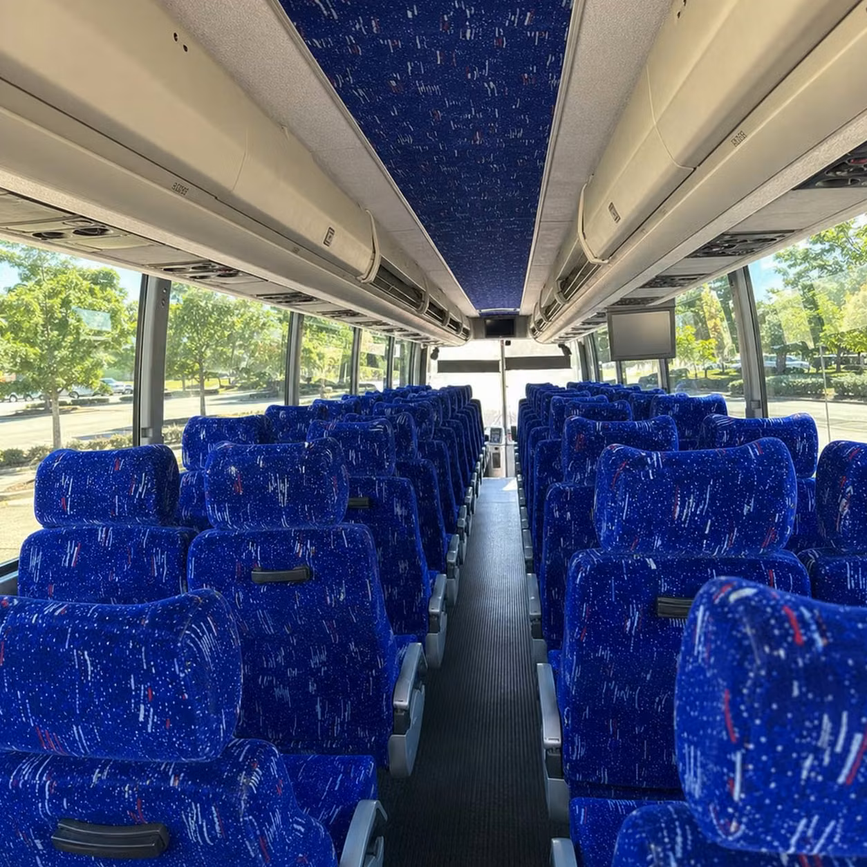 salem charter bus rental interior